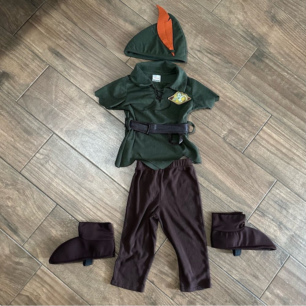 Toddler 2T / 3T Official Disney Boys Peter Pan Costume